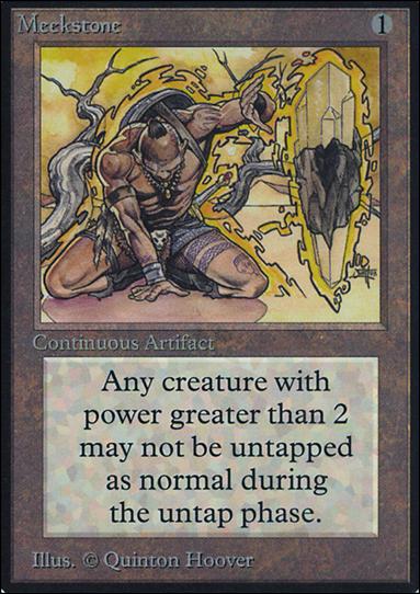Magic the Gathering: Limited Edition Alpha (Base Set) card 261 Meekstone