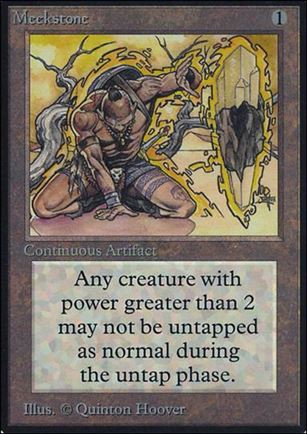 Magic the Gathering: Limited Edition Alpha (Base Set) card 261 Meekstone