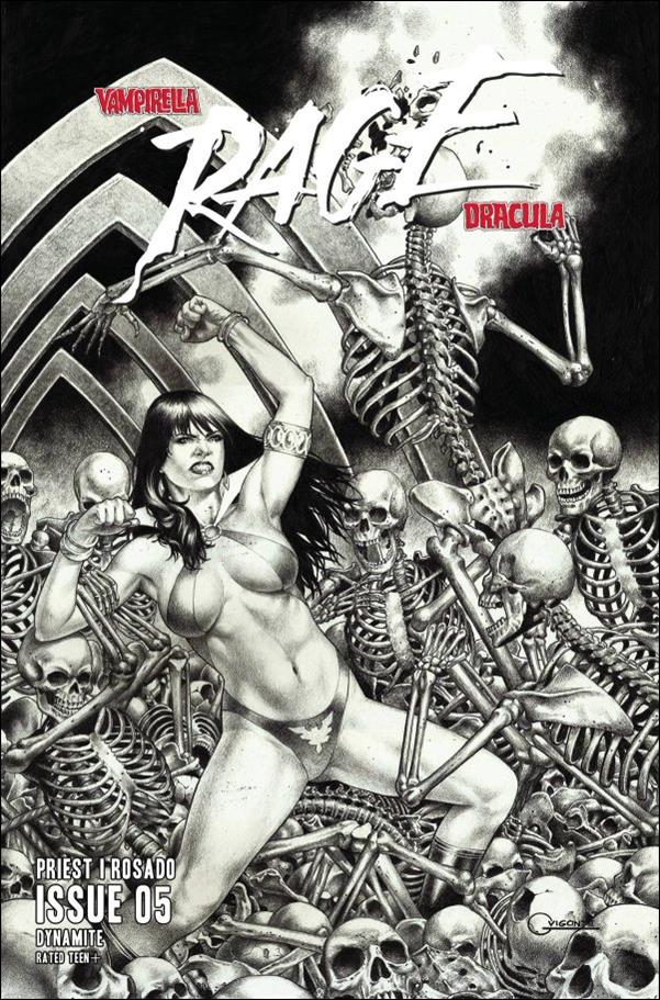 Vampirella / Dracula: Rage issue 5-G Geebo Vigonte 1:10 Line Art Cover