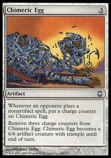 Magic the Gathering: Darksteel (Base Set) card 106 Chimeric Egg