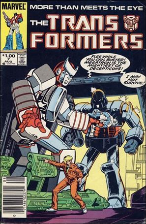 Transformers (1984) issue 7-E Canadian Price Cover