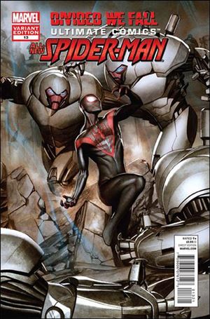 Ultimate Comics Spider-Man issue 13-B Adi Granov 1:30 Connecting Cover