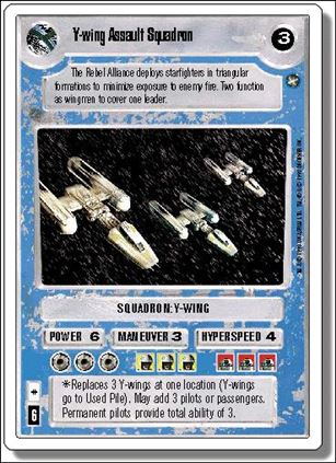 Star Wars: A New Hope Revised (Base Set) card 151 Y-Wing Assault Squadron