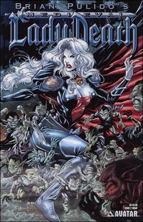 Brian Pulido's Medieval Lady Death issue 2-B Wraparound Cover