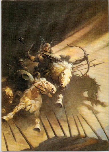 Frazetta II: The Legend Continues  (Base Set) card 51 Huns