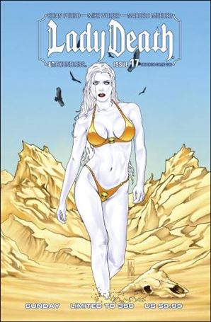 Lady Death (2010) issue 17-I San Diego Comic-Con Sunday Cover 1/350