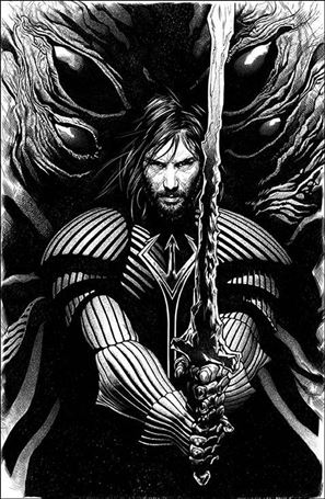 BRZRKR: Poetry of Madness issue 1-E Travis Charest B&W 1:10 Cover