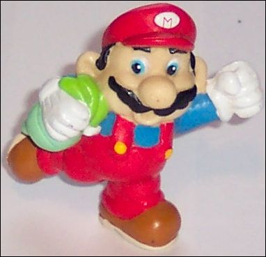 Nintendo Figurines figure 7 Mario w/grass (Black Hair)