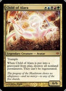 Magic the Gathering: Conflux (Base Set) card 101 Child of Alara