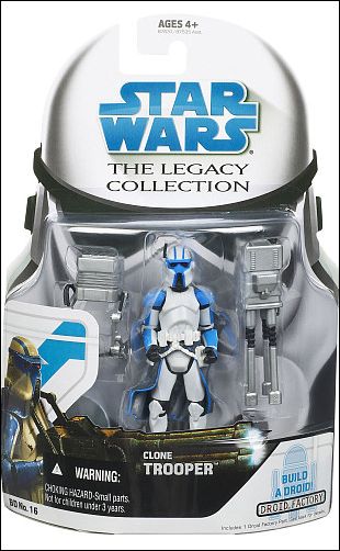 Star Wars: Legacy Collection 3 3/4" Action Figures (2008) figure 16 Clone Trooper