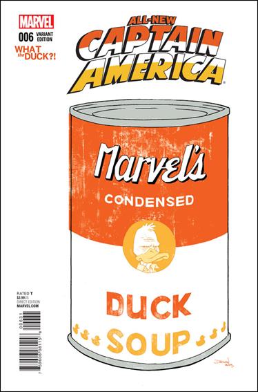 All-New Captain America issue 6-C What the Duck?! Cover