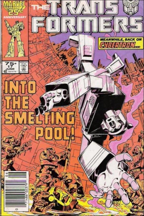 Transformers (1984) issue 17-B Newsstand Cover