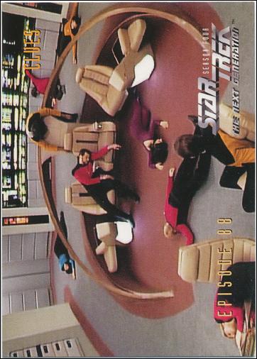 Star Trek: The Next Generation - The Episode Collection Season Four (Base Set) card 361 Clues, Episode 88A
