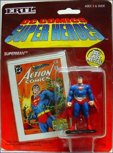 DC Comics Super Heroes 2 1/2" Die Cast Figurines figure 716 Superman - Standing