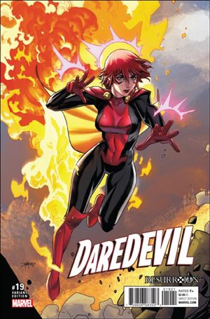 Daredevil (2016) issue 19-B Dan Mora Resurrxion Cover