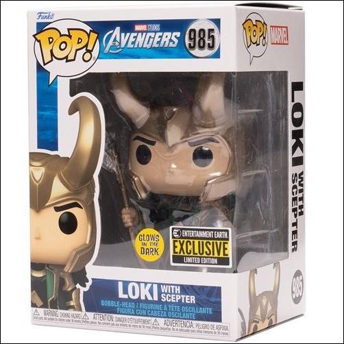 POP! Marvel figure 985 Loki with Scepter