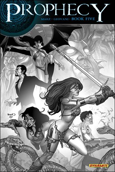 Prophecy issue 5-B Paul Renaud 1:15 Black & White Cover