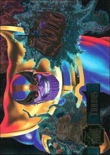 Marvel Annual Flair '95 (PowerBlast Subset) card 21 Thanos