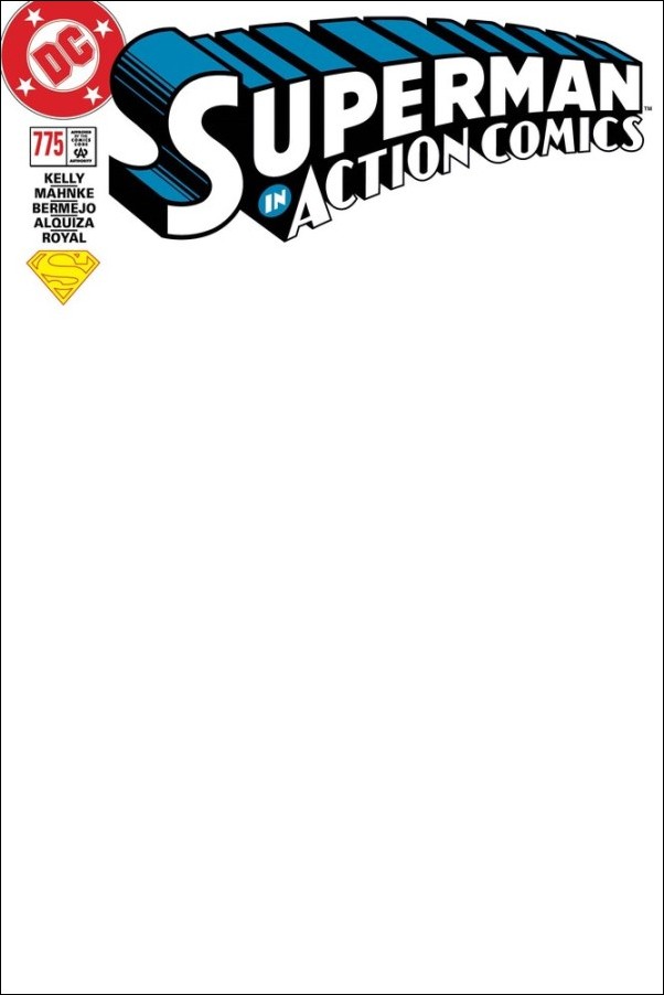 Action Comics (1938) issue 775-E Facsimile Edition 2025 Blank Sketch Cover
