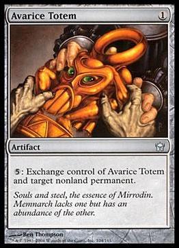 Magic the Gathering: Fifth Dawn (Base Set) card 104 Avarice Totem