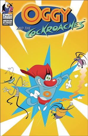 Oggy and the Cockroaches issue 2-C Animation Cel Art Cover 1/350