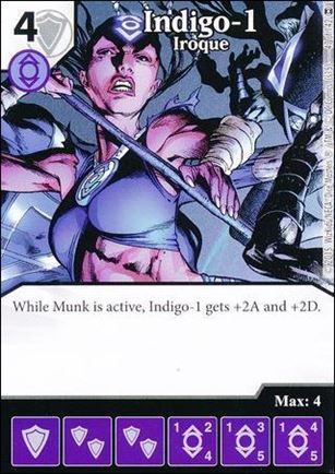 DC Comics Dice Masters War of Light card 47 Indigo-1: Iroque