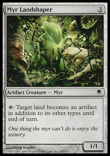 Magic the Gathering: Darksteel (Base Set) card 131 Myr Landshaper