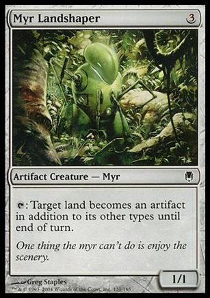 Magic the Gathering: Darksteel (Base Set) card 131 Myr Landshaper