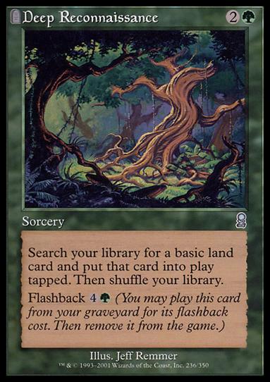 Magic the Gathering: Odyssey (Base Set) card 236 Deep Reconnaissance