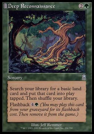 Magic the Gathering: Odyssey (Base Set) card 236 Deep Reconnaissance