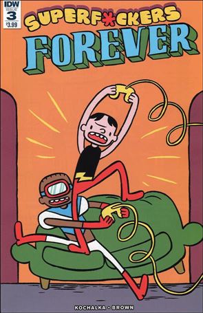 Superf*ckers Forever issue 3 James Kochalka Cover