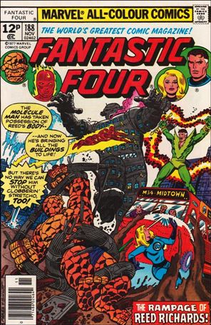 Fantastic Four (1961) issue 188-B UK Price Cover