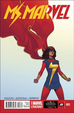 Ms. Marvel (2014)  issue 3 Jamie McKelvie Red Bar Cover