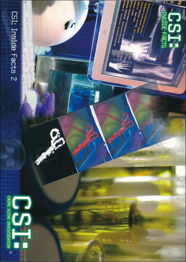 CSI: Crime Scene Investigation - Series Two (Base Set) card 56 CSI: Inside Facts 2