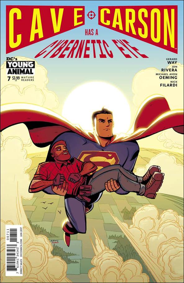 Cave Carson Has a Cybernetic Eye issue 7 Michael Avon Oeming Cover
