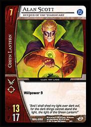 Green Lantern Corps: VS System (Base Set) card DGL-002 Alan Scott (Keeper of the Starheart)