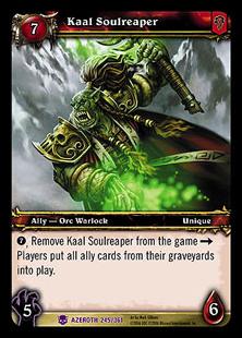 World of Warcraft: Heroes of Azeroth (Base Set) card 245 Kaal Soulreaper