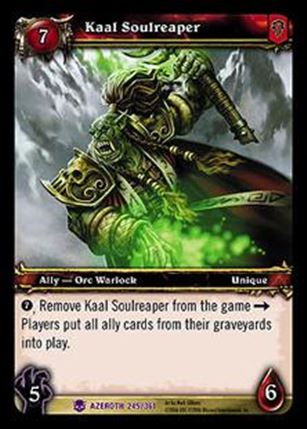 World of Warcraft: Heroes of Azeroth (Base Set) card 245 Kaal Soulreaper