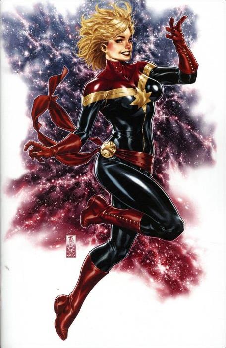Captain Marvel (2019) issue 1-SB Mark Brooks Virgin Cover 1/1000