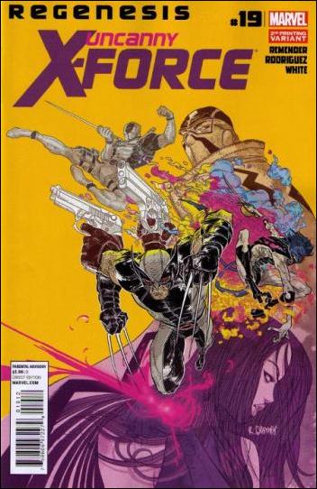 Uncanny X-Force (2010) issue 19-D Rafael Grampa Yellow Cover (2nd Printing)