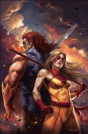 Thundercats (2024) issue 11-H Lucio Parrillo Foil Virgin Cardstock Cover