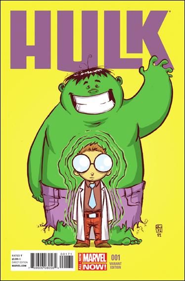 Hulk (2014) issue 1-E Skottie Young "Baby" Cover