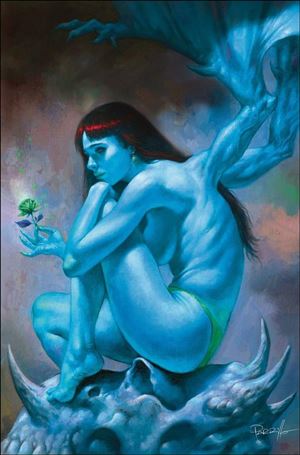 Vampirella (2019) issue 672-H Lucio Parrillo Ultraviolet Virgin 1:10 Cover