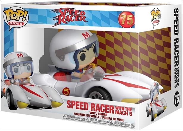 POP! Rides figure 75 Speed Racer with the Mach 5
