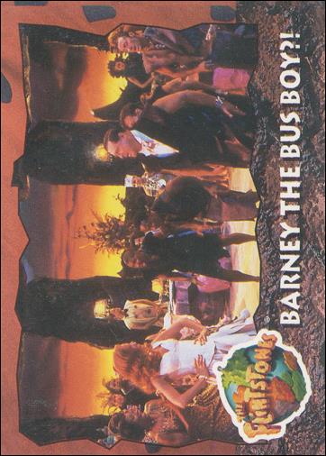 Flintstones: The Movie (Base Set) card 56 Barney the Bus Boy?!