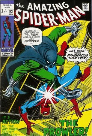 Amazing Spider-Man (1963) issue 93-B UK Price Cover