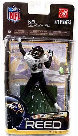 NFL (Series 24) figure 3 Ed Reed (Ravens) (White Jersey)
