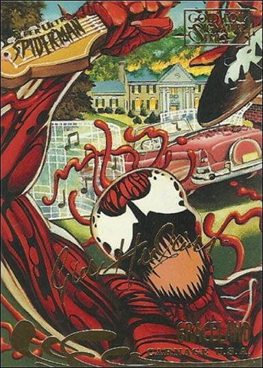 Fleer Ultra Spider-Man (Gold-Foil Signature Parallel Base Set) card 138