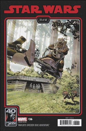 Star Wars (2020) issue 36-D Chris Sprouse ROTJ 40th Anniversary Cover