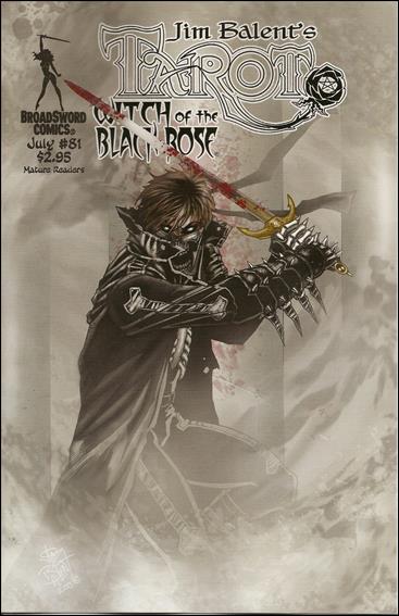 Tarot: Witch of the Black Rose issue 81-B Skeleton Man Cover